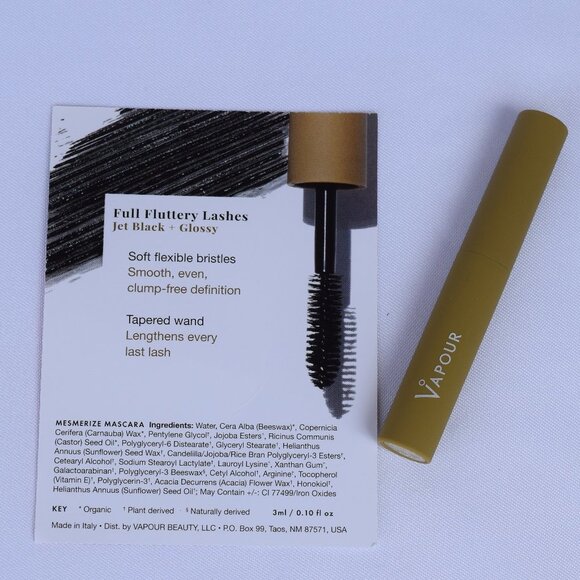 Vapour Mesmerize Mascara Mini Set-Jet Black,Buildable Length &Definition-3pc-NEW - Picture 2 of 13